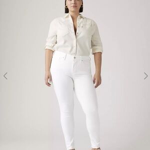 Levi's Women's White Skinny Jeans